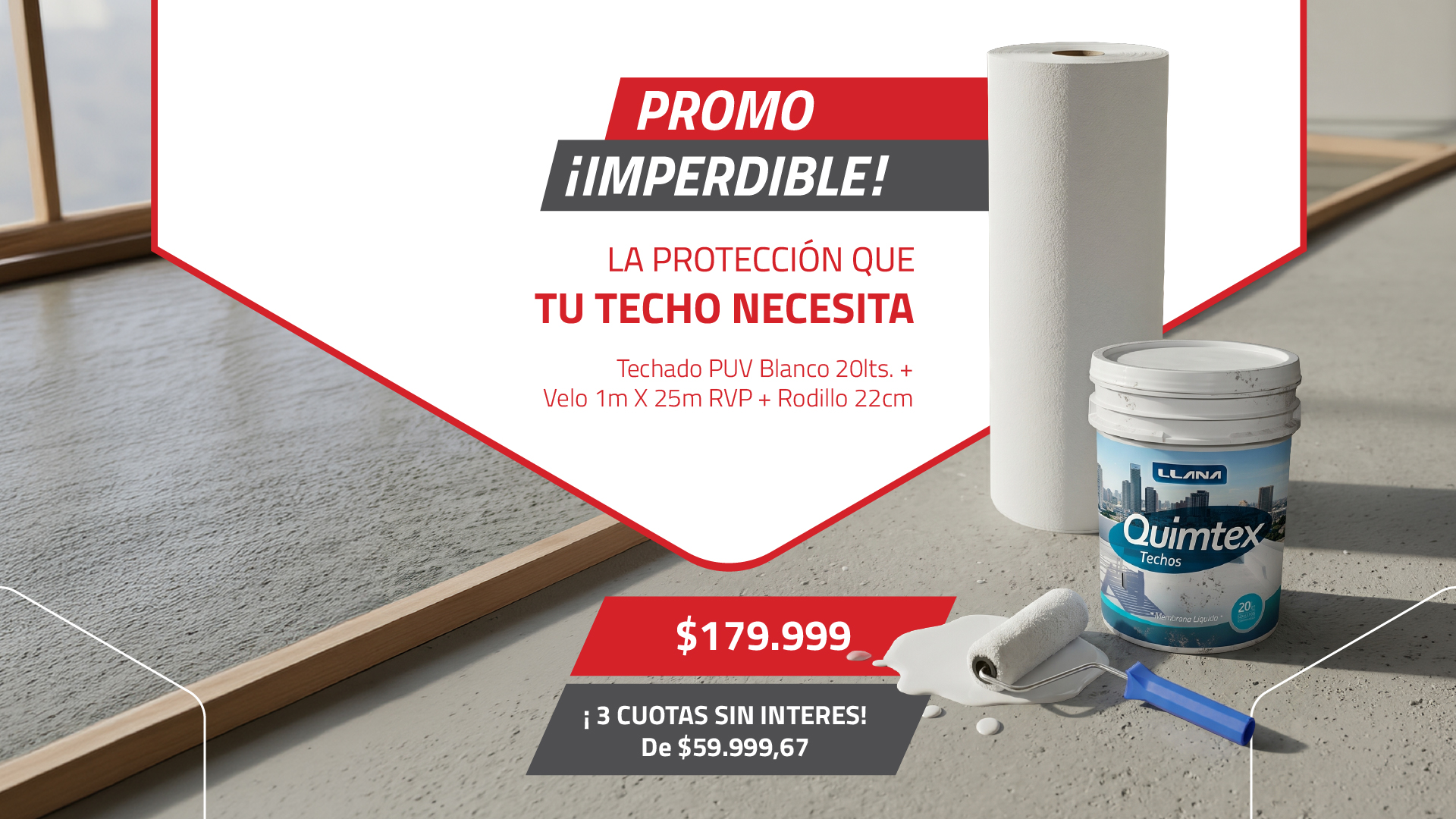 promo imperdible de Edifiseco: la protección que tu techo necesita