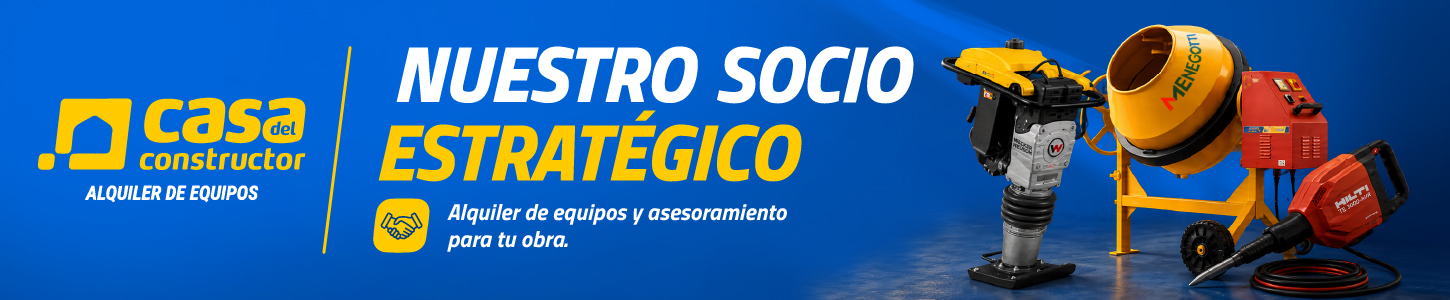 Banners Edifiseco-13 socio con la casa del constructor - alquiler de maquinas